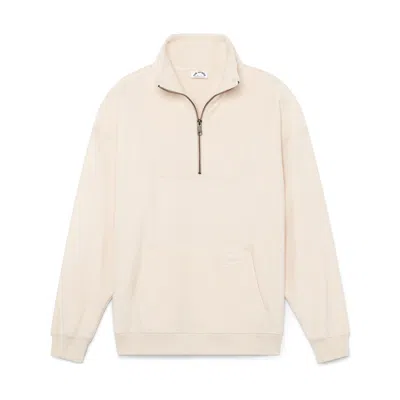 The Upside Jerome Half-zip Pullover In Natural