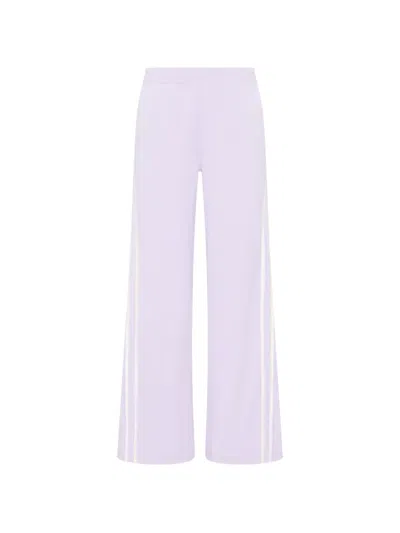 The Upside Gestreifte Juliet Hose In Purple