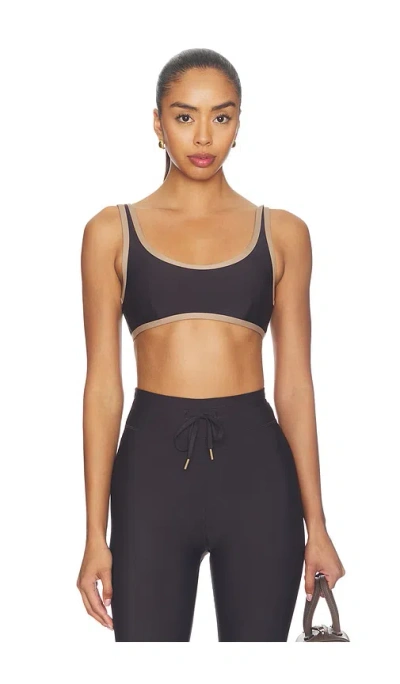 The Upside Kefi Brielle Scoop Sports Bra In Gray