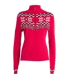 The Upside Keystone Blanche Half Zip Sweatshirt In Red