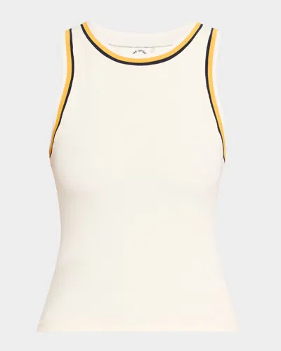 The Upside Kirsty Rib Tank Top In Brown