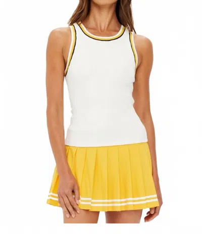 The Upside Kirsty Rib Tank Top In Natural In Multi