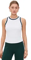 The Upside Alcaraz Raf Knitted Tank Top In White