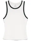 The Upside Alcaraz Raf Knitted Tank Top In 白色