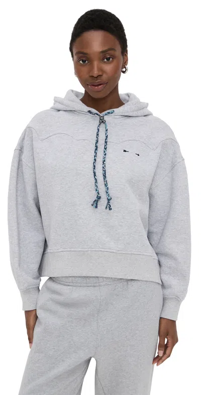 The Upside Lasso Jude Crop Hoodie Grey