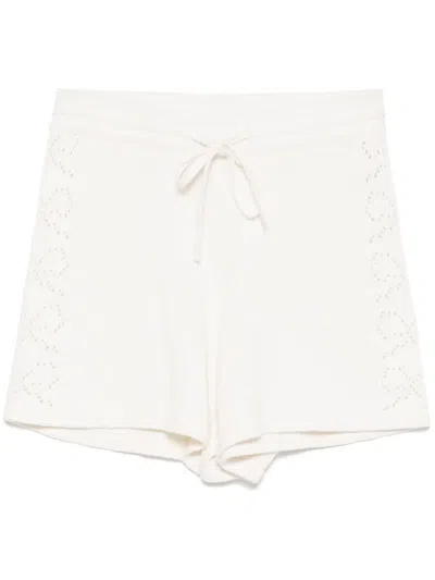 The Upside Lavalliere Rosie Shorts In 白色