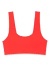 The Upside Pacific Harley Scoop Neck Bra In Roja