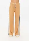 The Upside Le Sport Marine Wide Leg Pant In Ochre Yellow In Brown