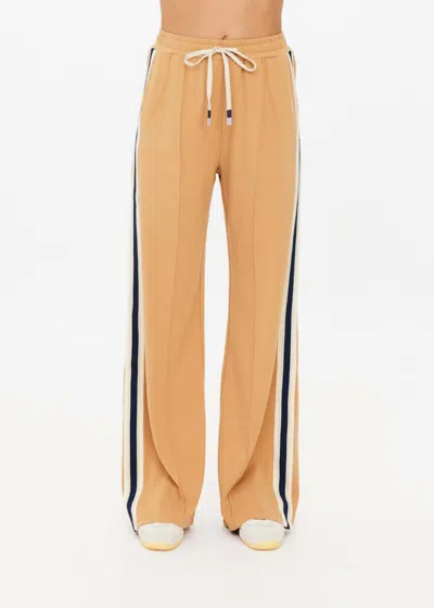 THE UPSIDE LE SPORT MARINE WIDE LEG PANT IN OCHRE YELLOW