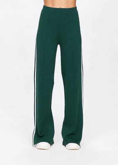 THE UPSIDE LES BORDER FREYA KNIT PANTS IN EDEN