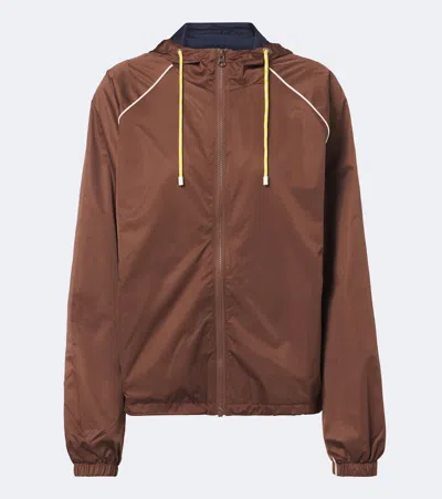 The Upside Lila Hooded Jacket In Brown