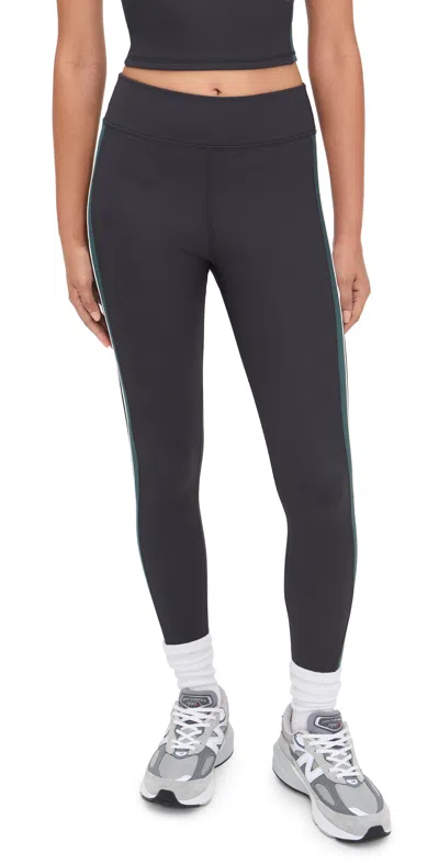 The Upside Limiter 25in Midi Pants Charcoal In Gray