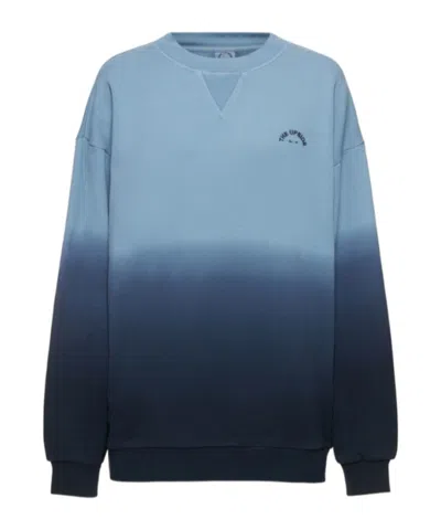 The Upside Logo Crew Neck Sweatshirt In Blue