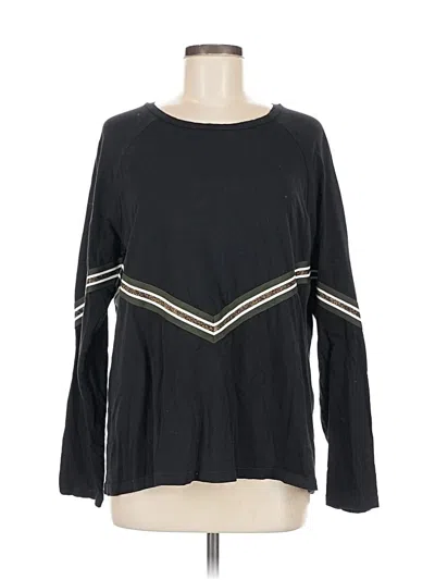 Pre-owned The Upside Long Sleeve T-shirt In Black