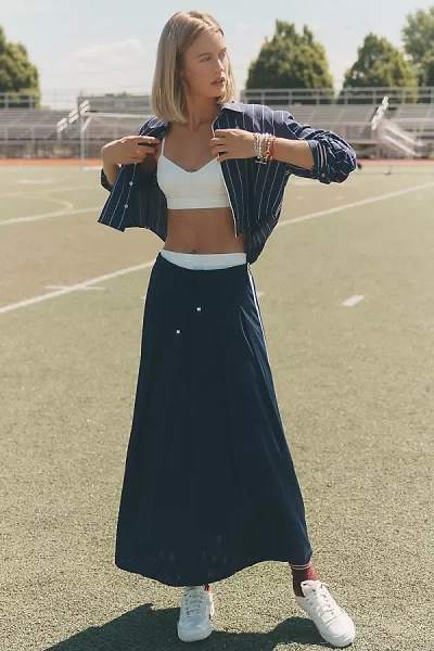 The Upside Loren Pleated Midi Skirt