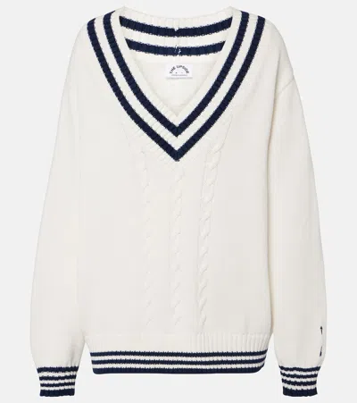 The Upside Louie Cotton Sweater In White