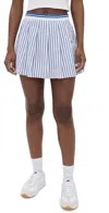 The Upside Lyon Xavier Pleated Skirt Stripe In Stripe