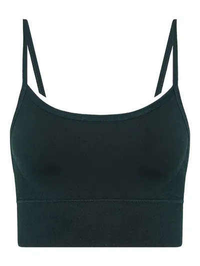 The Upside Maddie Seamless Double-strap Bra In Green