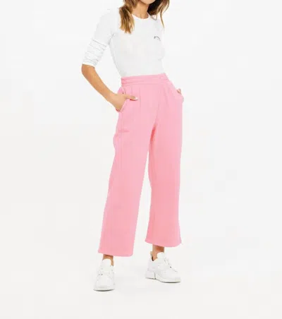 The Upside Magique Camille Cropped Flare Pant In Guava In Pink