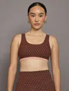 The Upside Maho Harlow Sports Bra In Polka Dots