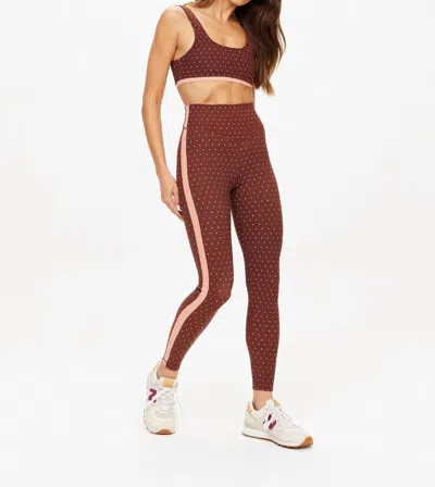 The Upside Maho Midi Legging In Polka Dots In Multi