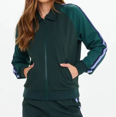 The Upside Maneki Pari Zip Jacket In Green