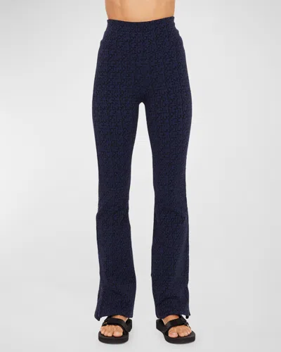 The Upside Maritza Florence Flare Pants In Navy