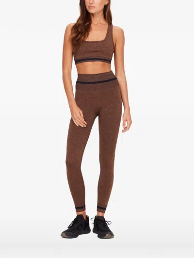 The Upside Marle Seamless Jade Sports Bra In Brown