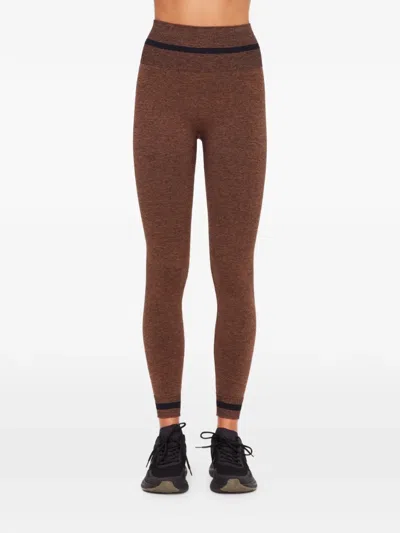 The Upside Marle Seamless Leggings In Brown