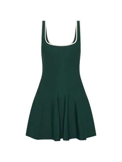 The Upside Raquet Maxine Minidress In Green
