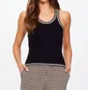 The Upside Mimi Knit Tank Top In Black In Black