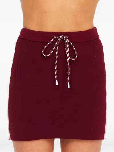 The Upside Mini Zelma Side-stripe Skirt In Multi