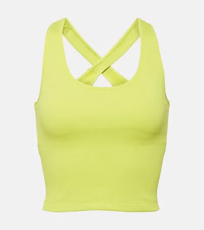 The Upside Molly Crop Top In Yellow