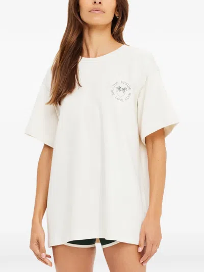 The Upside Molokai Sammi Graphic-print T-shirt In White