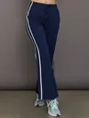The Upside Juliet Low-rise Track Pants In Blue
