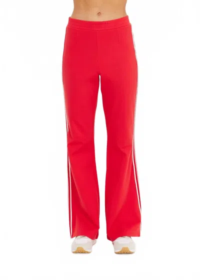 The Upside Petra Stripe-detailing Trousers In Red