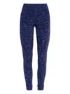The Upside Mystere Zebra-print Leggings In Blue