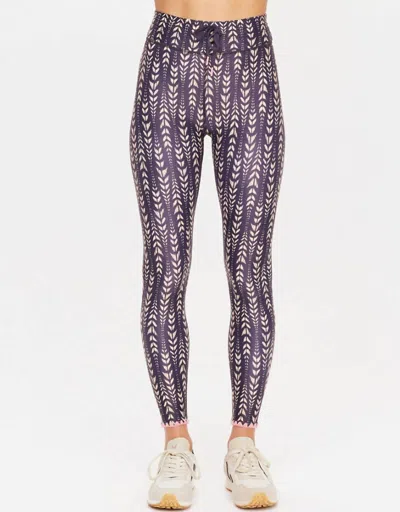 THE UPSIDE MYSTIC 25" MIDI PANT IN ABSTRACT