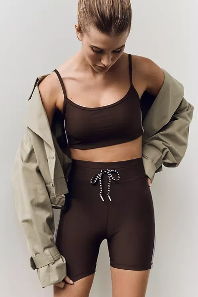The Upside Oford Spin Shorts In Brown