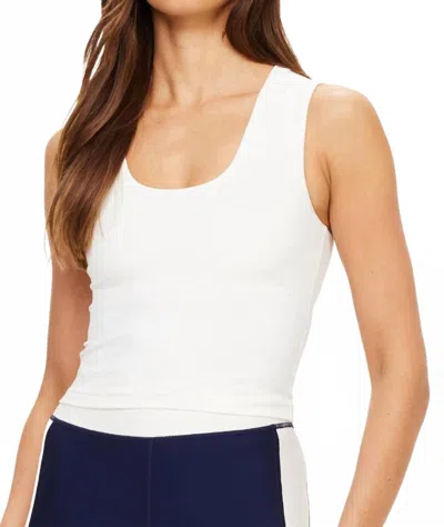 The Upside Onyx Kori Crop Tank In White