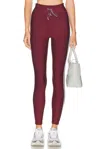 The Upside Trail 25in Midi Leggins In Burgundy