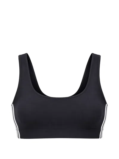 The Upside Oxford Harley Scoop Sports Bra In Black