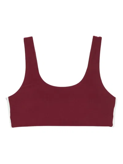 The Upside Oxford Harley Sport Bra In Red