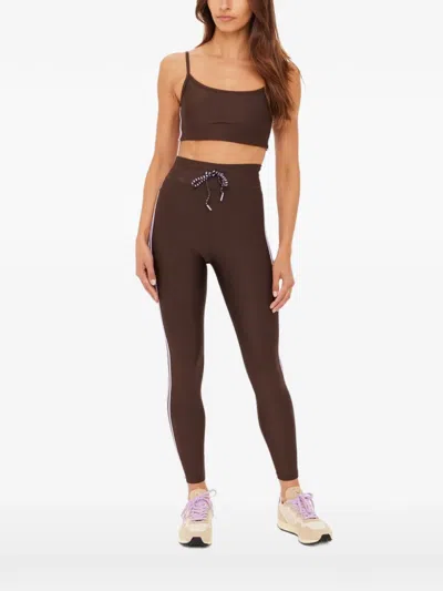 The Upside Oxford Hutton Sports Bra In Brown