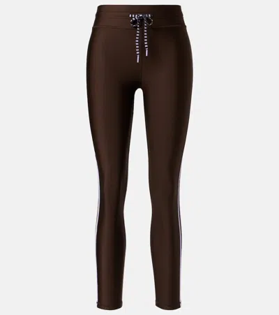The Upside Oxford Leggings In Burgundy