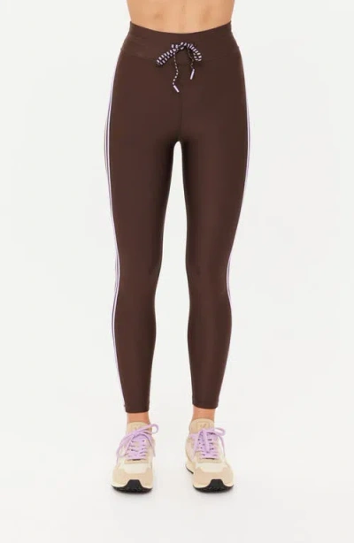 The Upside Oxford Midi Leggings In Brown