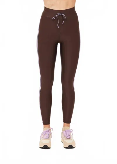 The Upside Oxford Midi Pants In Cocoa In Brown