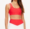The Upside Pacific Harley Scoop Neck Bra In Roja