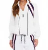 The Upside Pacific Morgan Zip Up Jacket In White In White