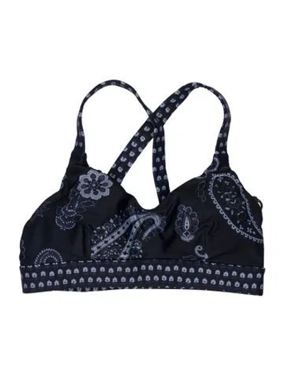 Pre-owned The Upside Paisley Print Lounge Set In Blue